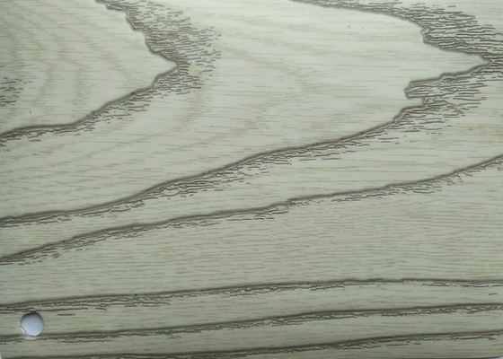 Matte houtstructuur PVC decoratieve film voor meubeloppervlaklaminering