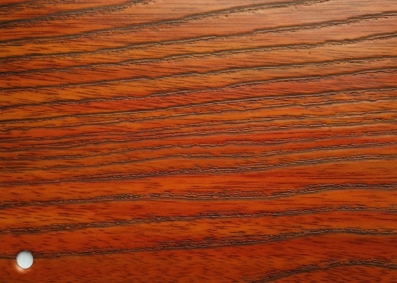 Matte houtstructuur PVC decoratieve film voor meubeloppervlaklaminering