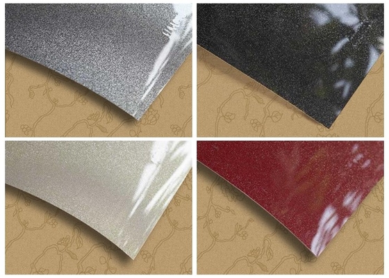 Hoogglanzend metalen pvc-filmdrukontwerp voor laminaatkasten 0,3 mm