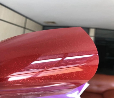 polijst de 0.6mm Gemetalliseerde Pvc-Film voor Hoge Kabinetsdekking Vast lichaam