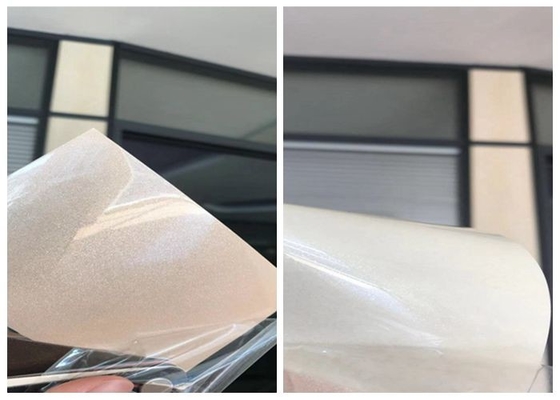 Metaalpvc-Decoratieve Hoog van de Filmlaminering polijst Witte Keukenkast