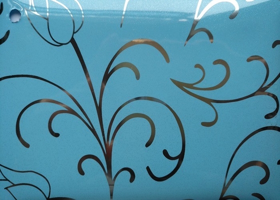 De bloem drukte Zelfklevende Pvc-Film 0.15mm 0.2mm Keukenkast