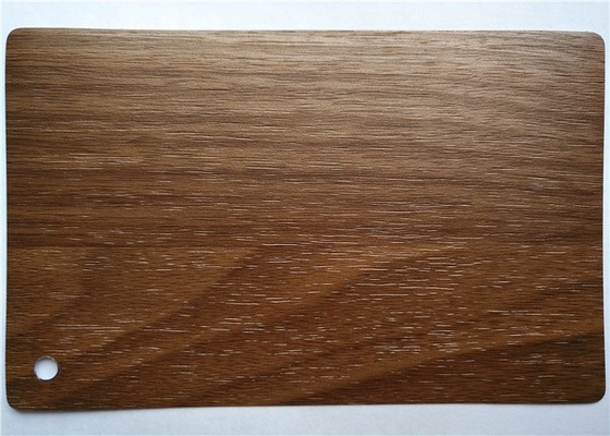 De zelfklevende Houten Okkernoot van de de Korrelfolie van Lamineringspvc Houten
