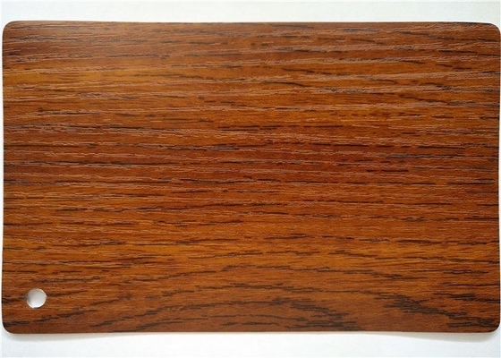 De zelfklevende Houten Okkernoot van de de Korrelfolie van Lamineringspvc Houten