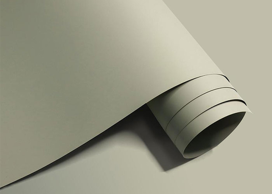 Supermatte beige pvc folie voor meubeldeurversiering