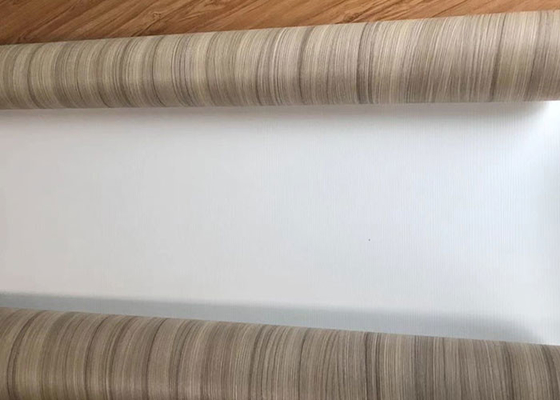 De zelfklevende pvc-Gelamineerde Diepe In reliëf gemaakte Houten Korrel van de Meubilairfolie