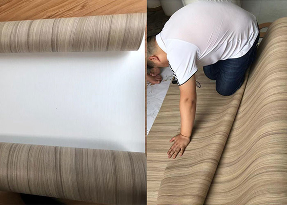 MDF de Houten Film van Korrelpvc voor de Binnendecoratie van de Meubilairlaminering