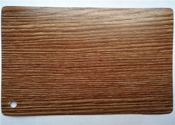 Gouden het Membraanfolie van Pvc van de Eiken Houtkorrel voor Deurenkeukenkast