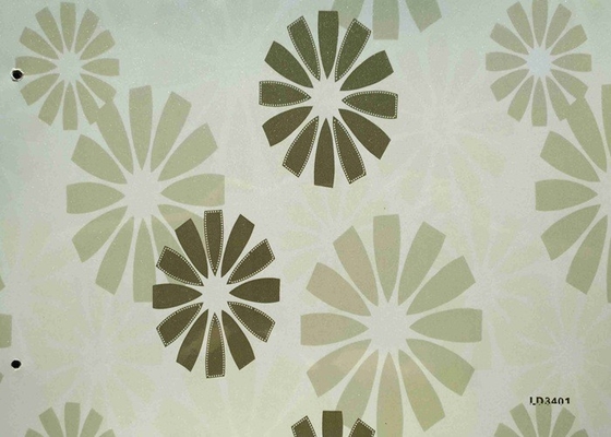 Hoogglans aangepaste decoratieve PVC-interieurfilm voor vlakke laminering