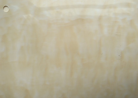 Beige Decoratief de Film Marmeren Effect van Kleurenpvc voor de Oppervlakte van de Lijstbovenkant het Behandelen