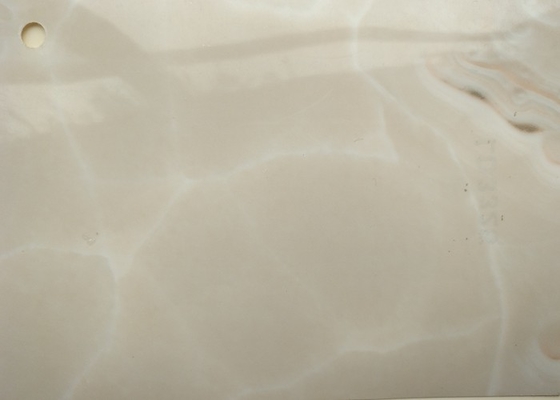 Beige Decoratief de Film Marmeren Effect van Kleurenpvc voor de Oppervlakte van de Lijstbovenkant het Behandelen