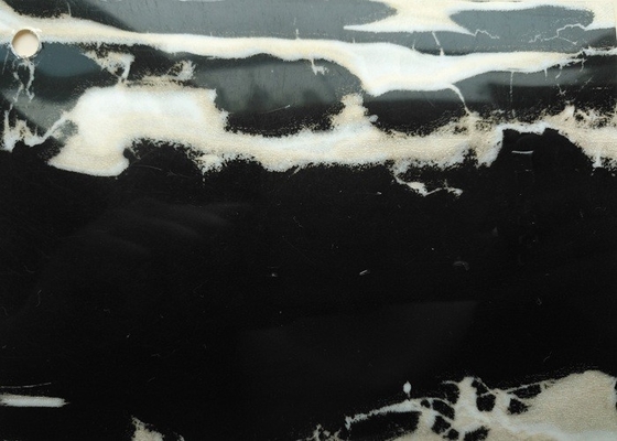Het zwarte Hoge Marmer polijst pvc-Film voor Countertop Waterdichte Decoratie