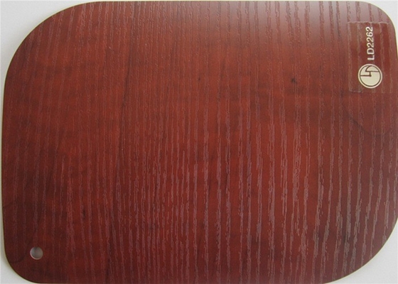 Steen 3D Houten Effect het Membraanfolie van pvc voor Garderobedecoratie