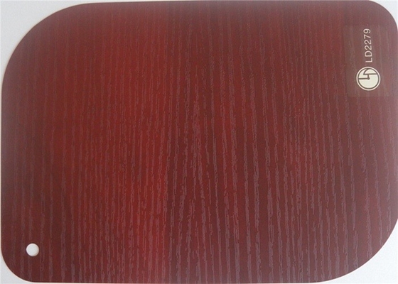 Van de het Membraanfilm van meubilairpvc Houten het Ontwerpdecoratie 0.3mm 0.4mm