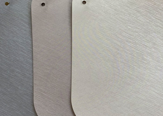 Het zilver borstelde In reliëf gemaakte van het de Foliebroodje van pvc Decoratieve Vuurvaste In reliëf gemaakt 3D