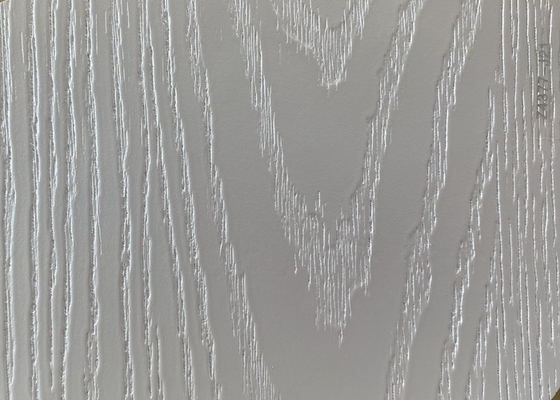 Hout In reliëf gemaakte 3D het Membraanfolie van pvc voor de Decoratie Vinylomslag van Keukenkasten